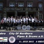 con-pad 10 Jahre City of Nordhorn Pipes & Drums